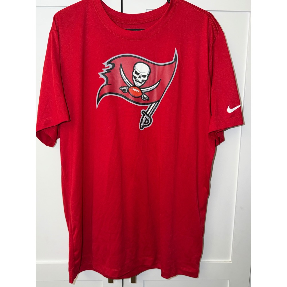 Nike Tampa Bay Buccaneers Dri-FIT Red Graphic T-Shirt Mens XL NFL Football
